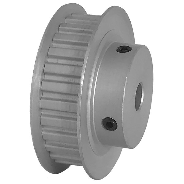 B B Manufacturing 28XL037-6FA4, Timing Pulley, Aluminum, Clear Anodized,  28XL037-6FA4